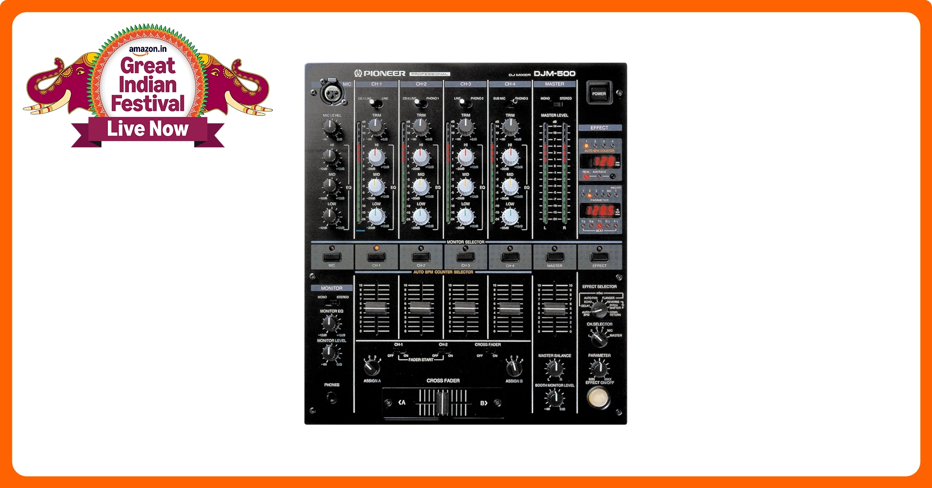 Pioneer DJM-500 Pro DJ Mixer : Amazon.in: Musical Instruments