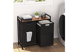 Laundry Hamper 2 Section: Simplify Laundry with Space-Saving Organization