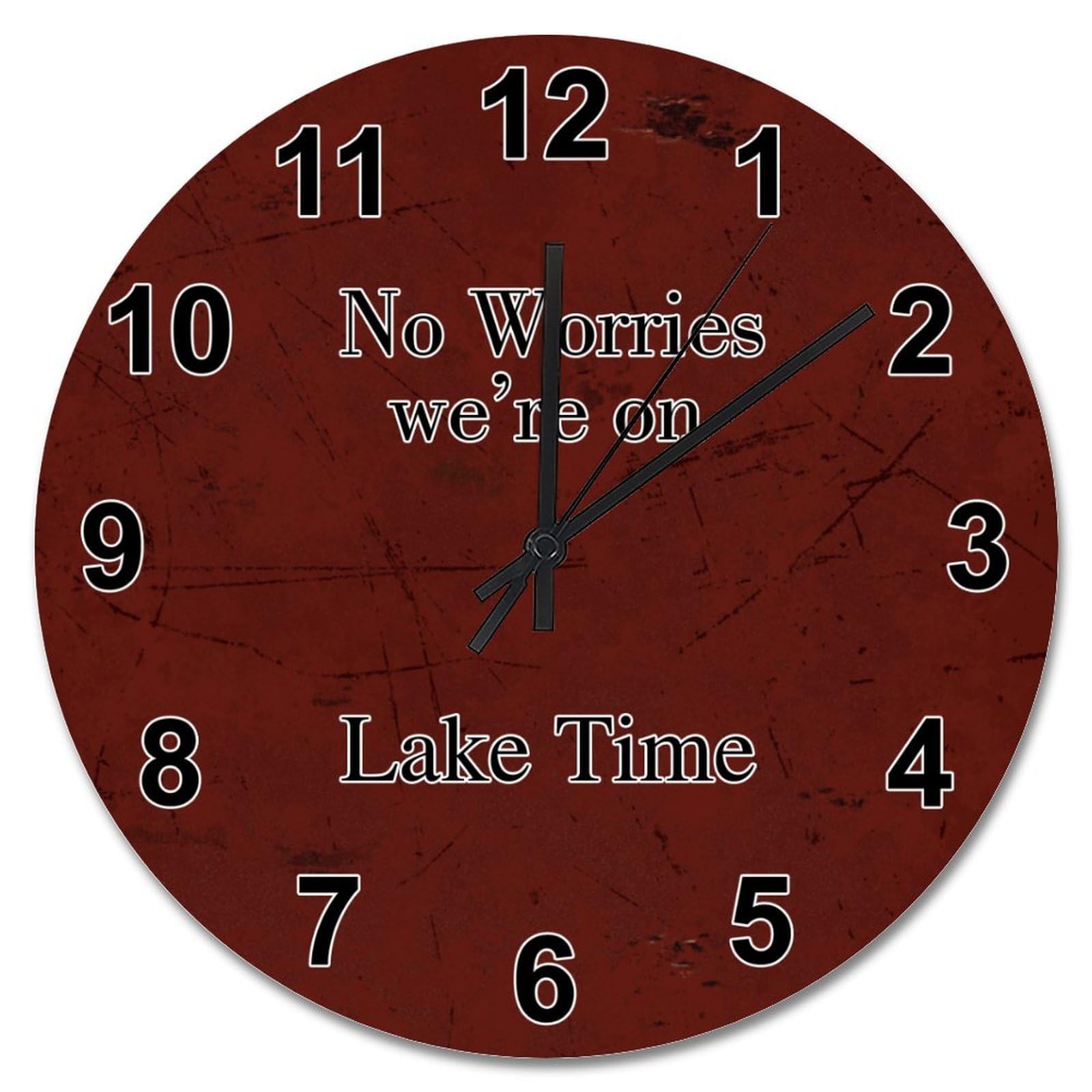 Horloges murales en bois cadeau ideal pour decoration maison de plage