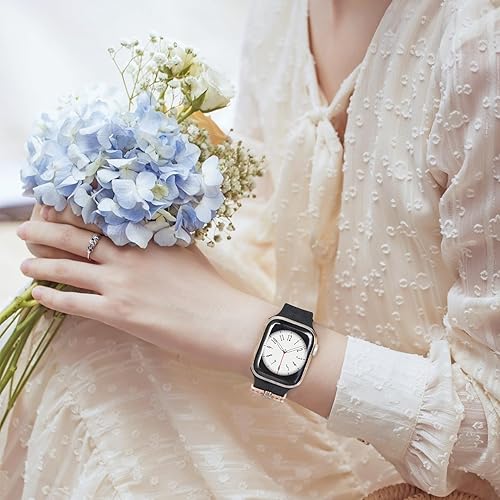 Miniatura 7 de Dijes para correa de reloj (correa incluida), compatible con Apple Watch Band de 1.496 pulgadas, 1.575 pulgadas, 1.614 pulgadas, correas de silicona