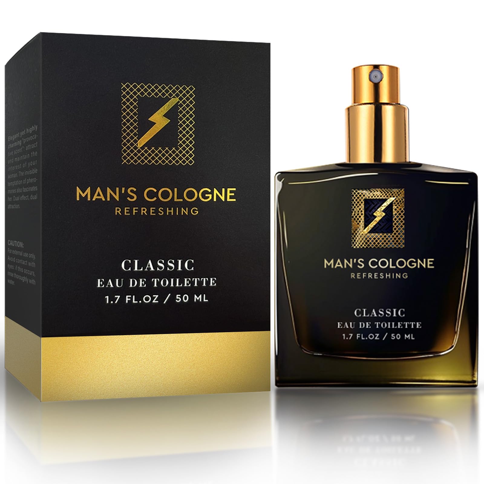 Profumo Uomo, Colonia ai Feromoni Uomo, Profumo Attraente & Rinfrescante, Fragranza Elegante per Ogni Occasione, 50mL Aumenta la Fiducia e il Fascino