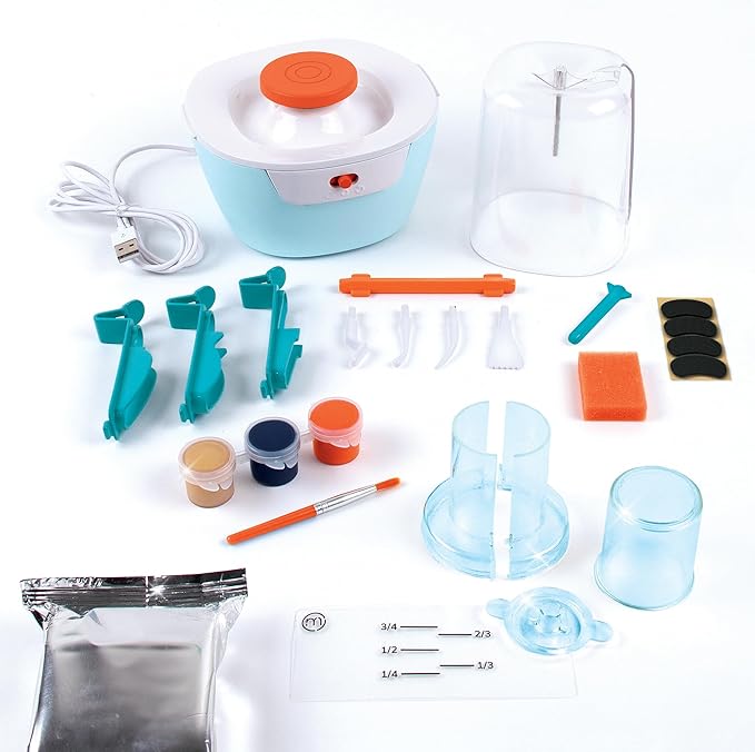 Mini Pottery Studio DIY Kit! ✨ Create 10 Adorable Ceramics!