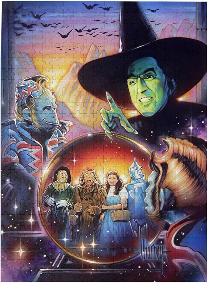 Wizard Cartoon of Oz Jigsaw Puzzles 500 Piece Anime Picture