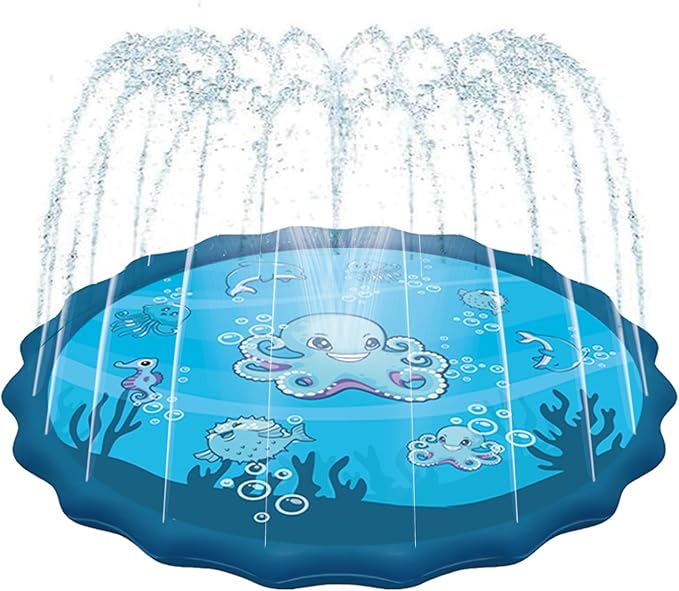 Super Splash® | Juego de Agua para Niños | Piscina con Chorros de Agua | Juguete para Ninos al Aire Libre | Fácil Instalación | Riego Automático | Diversión en Familia | OriginalCorner®
