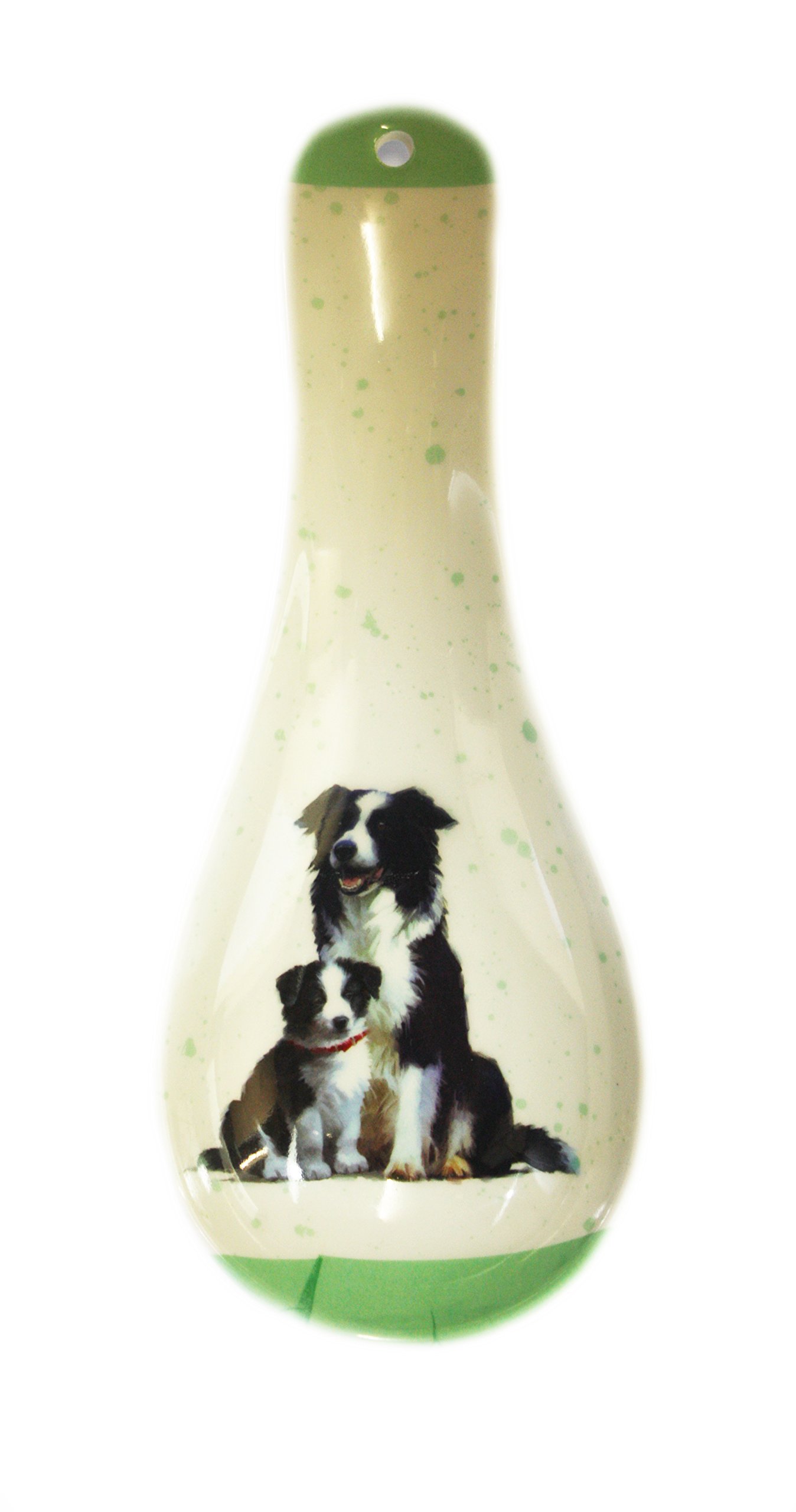 Lesser & Pavey Dog And Puppy Spoon Rest (Border Collie)