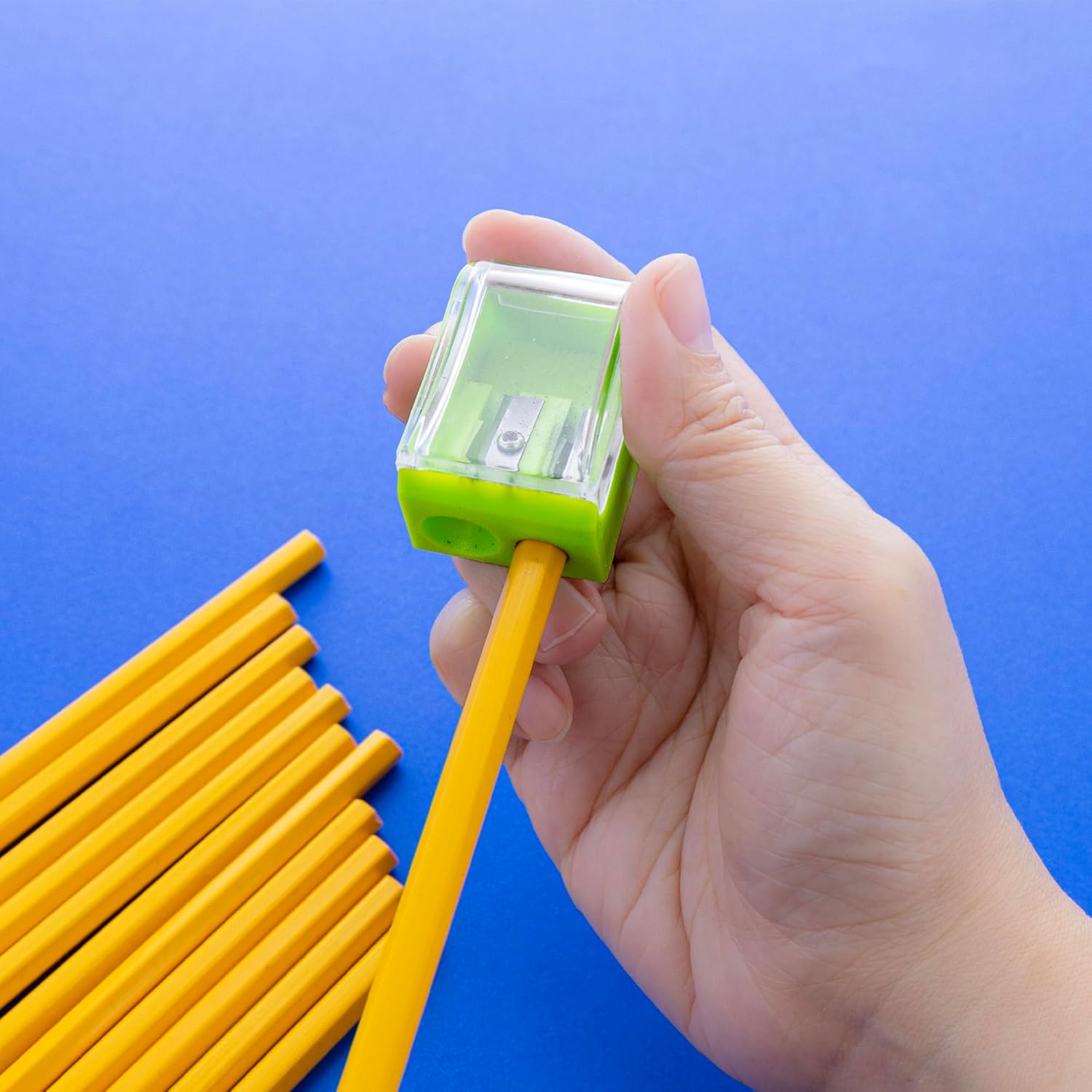 BAZIC Products Pencil #2 HB Pencils, Latex Free Eraser, Wood Free Yellow Unsharpened Bulk Pencils for Exam School Office (12/Pack), 24-Packs
