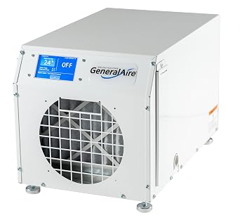 GeneralAire 75 pint Crawlspace or Basement Whole House Wi-Fi And Touch Screen Control Dehumidifier