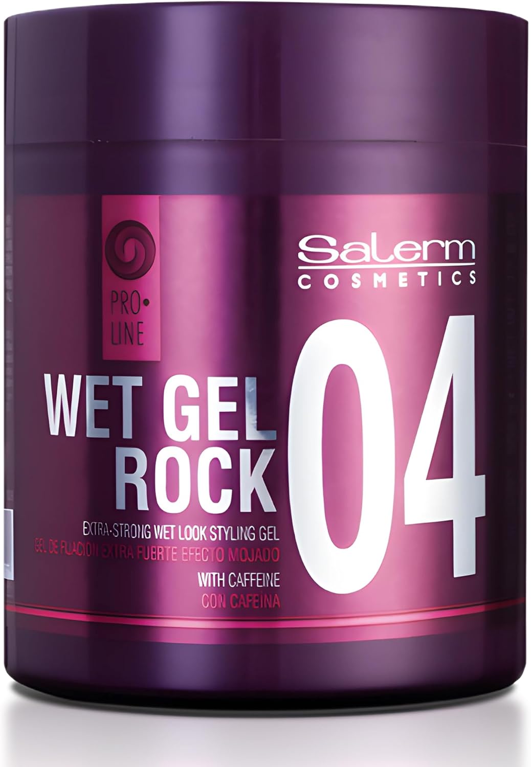 Salerm Moist Gel Rock 04 Additional-Robust Moist Look Styling Gel with Caffeine 17.8