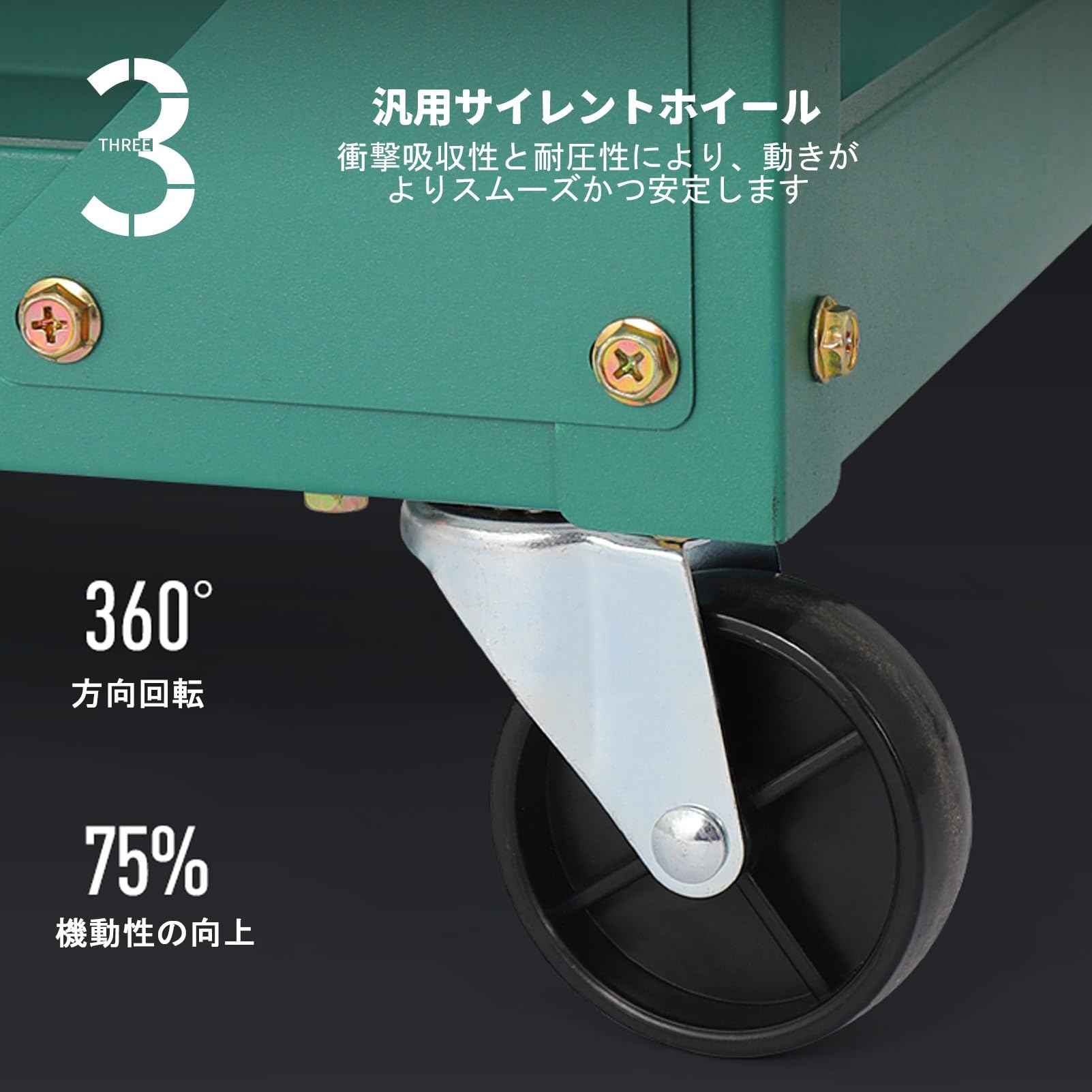 Amazon.co.jp: TRAGLO 工具 ツールカート スチール製 ツールホルダー 