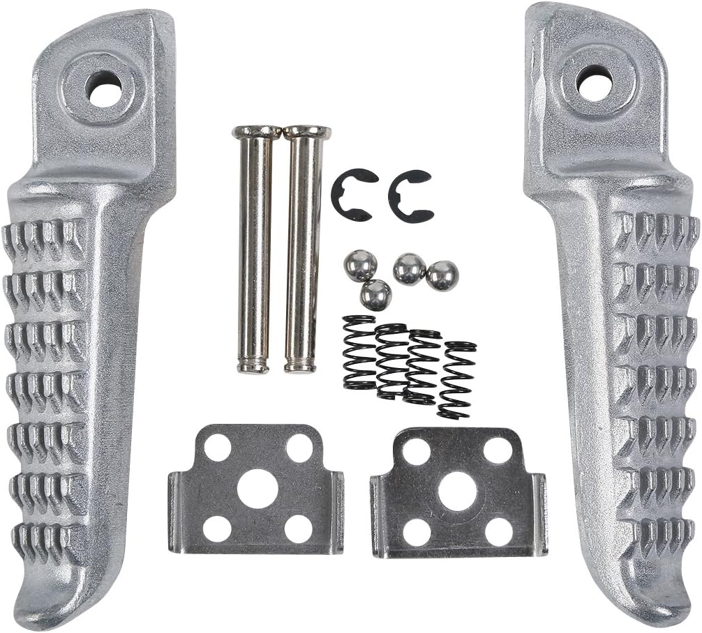 TCT-MOTORPARTS Rear Passenger Foot Pegs Bracket Set Fits for Kawasaki Ninja ZX6R 2009-2025