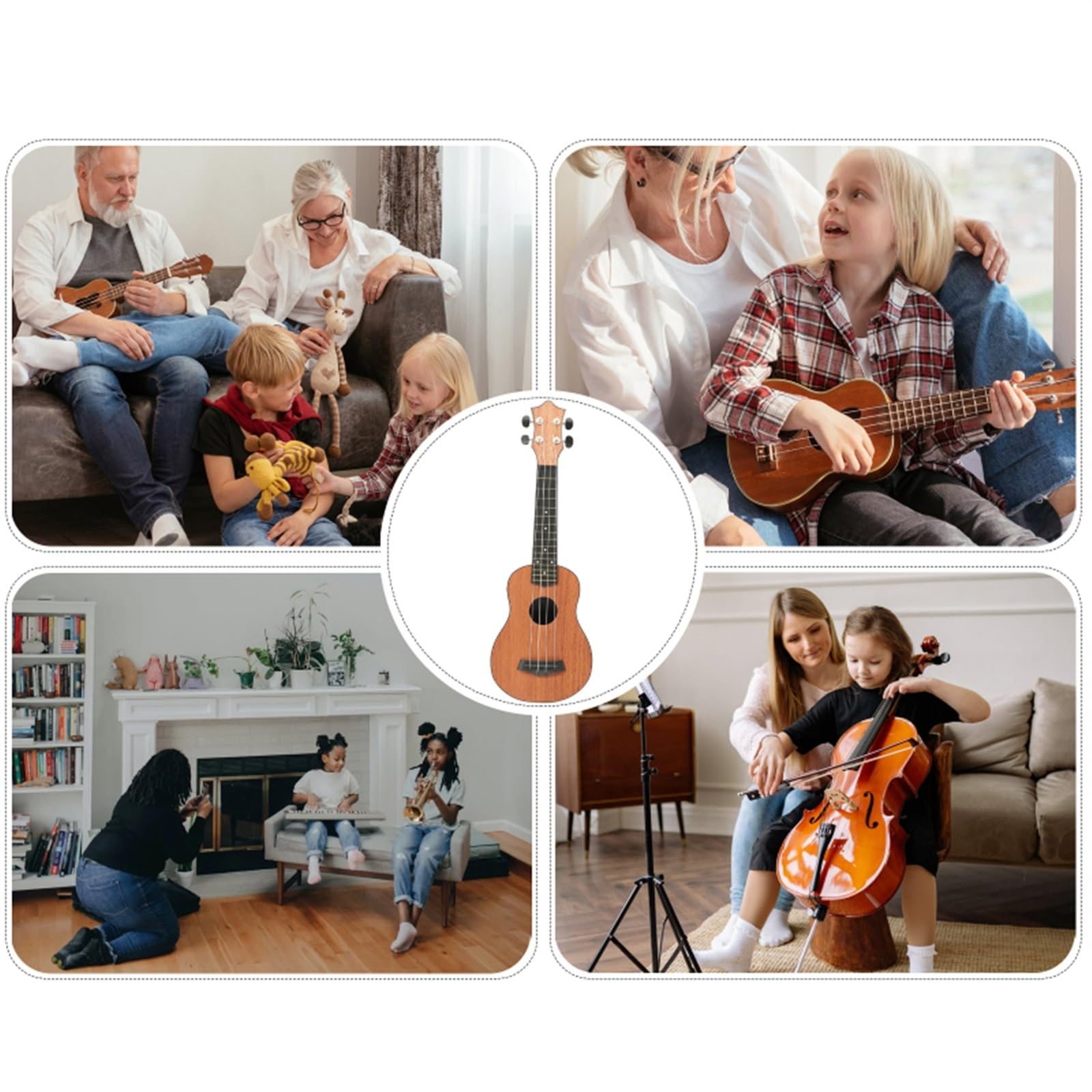 Ukulele Per Principianti Chitarra Professionale Ukulele In Legno Strumento Musicale Per Principianti