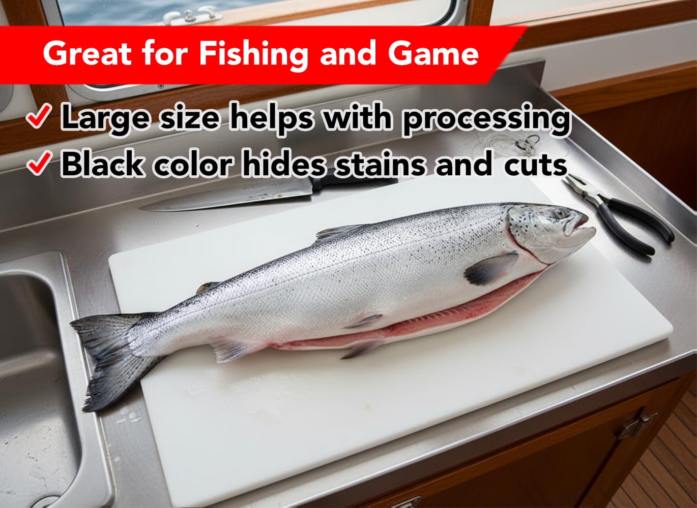 Amazon | 業務用プラスチック製まな板 キッチン用 特大サイズ 30 x 18