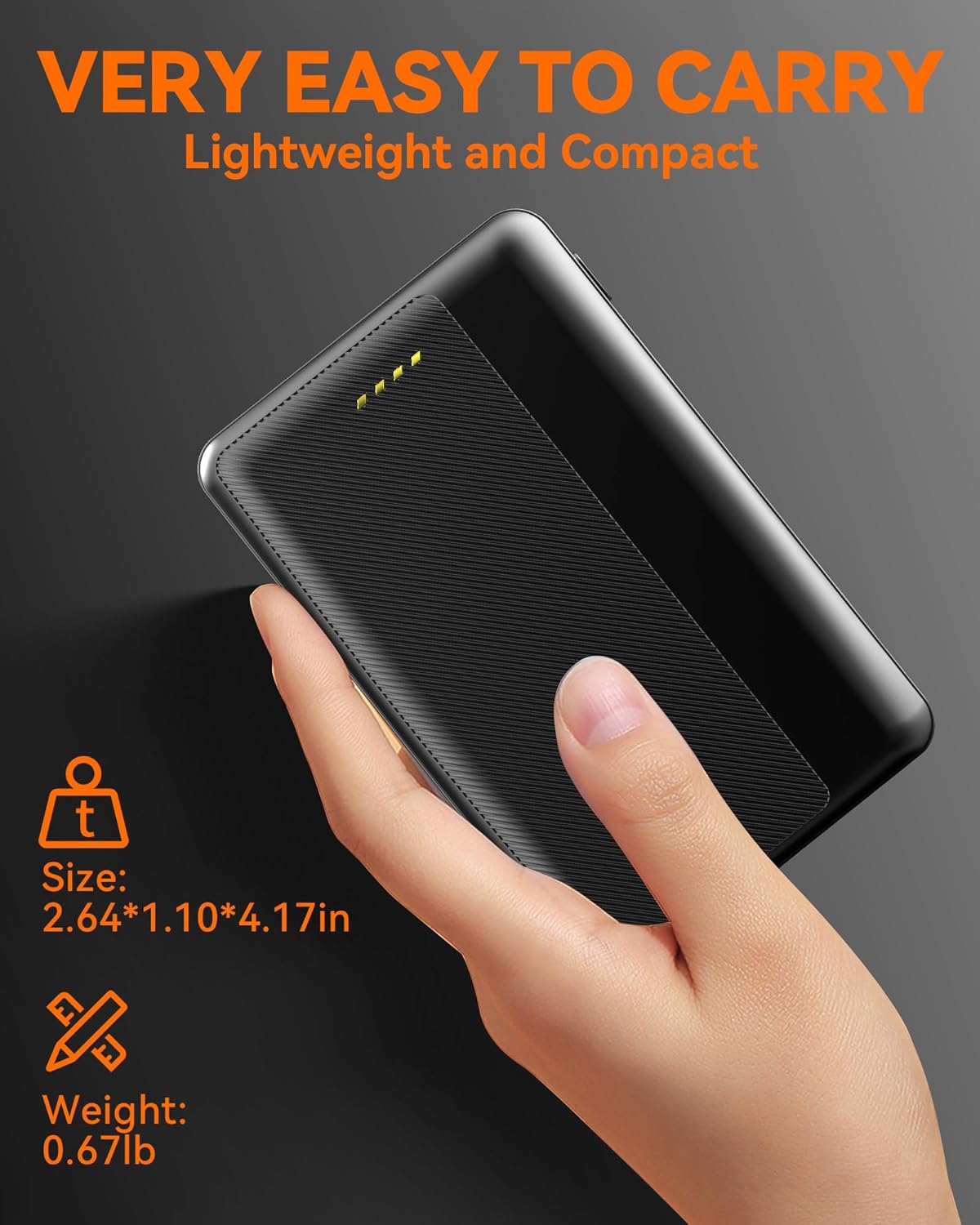 Upgraded Heated Vest Battery Pack - 5V2.4A 16000mAh USB Output Rechargeable for Heating Jackets Coats Pants Underwear Battery, with Charging Accessories - Image 4