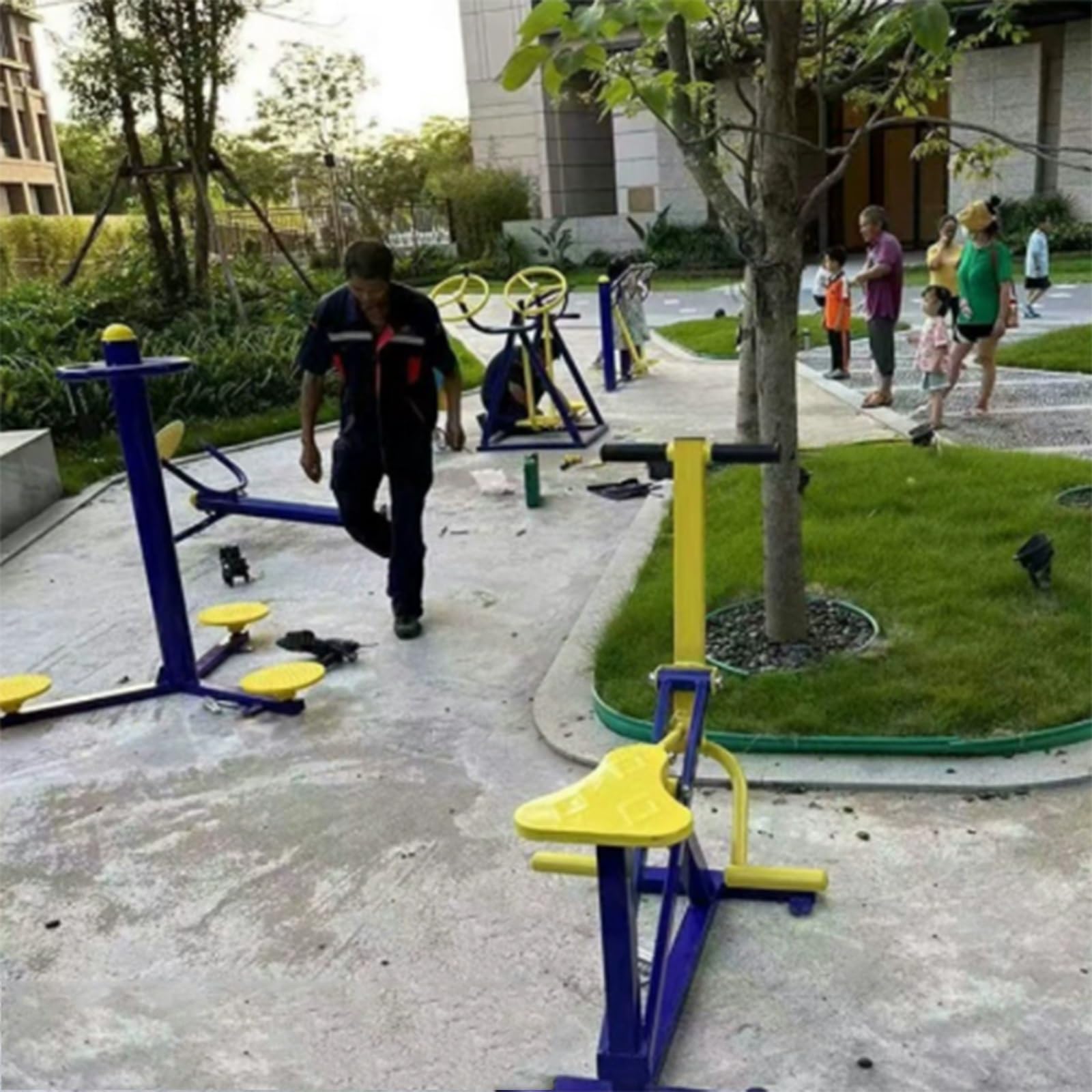 Maszyna do skręcania talii i pleców z antypoślizgowym uchwytem, sprzęt do ćwiczeń rdzenia i brzucha do fitnessu na świeżym powietrzu i treningów grupowych