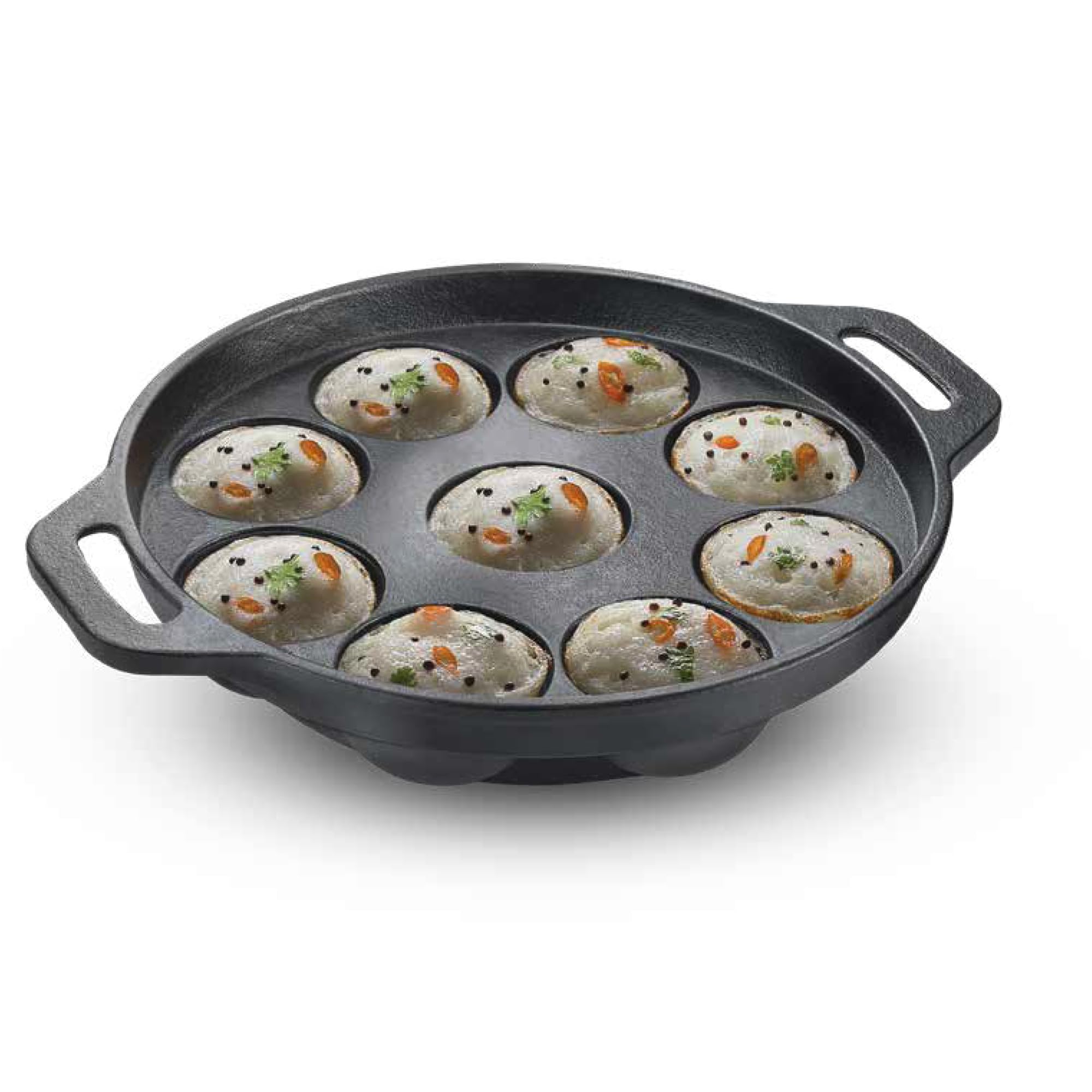 Prestige Cast Iron Cookware Black Paniyarakkal 20cm|Even Heat Distribution| Scratch Resistant | Gas and Induction Compatible | Heavy Gauge-Lasts for Generations (B0D3VGBW5S) Amazon Price History, Amazon Price Tracker
