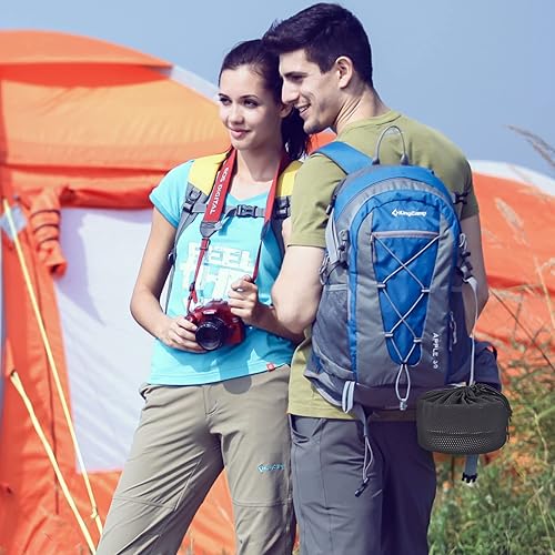 Miniatura 8 de YETO Juego de utensilios de cocina para camping, 10 piezas, juego de ollas y sartenes plegables para acampar para 2-3 personas, juego de utensilios