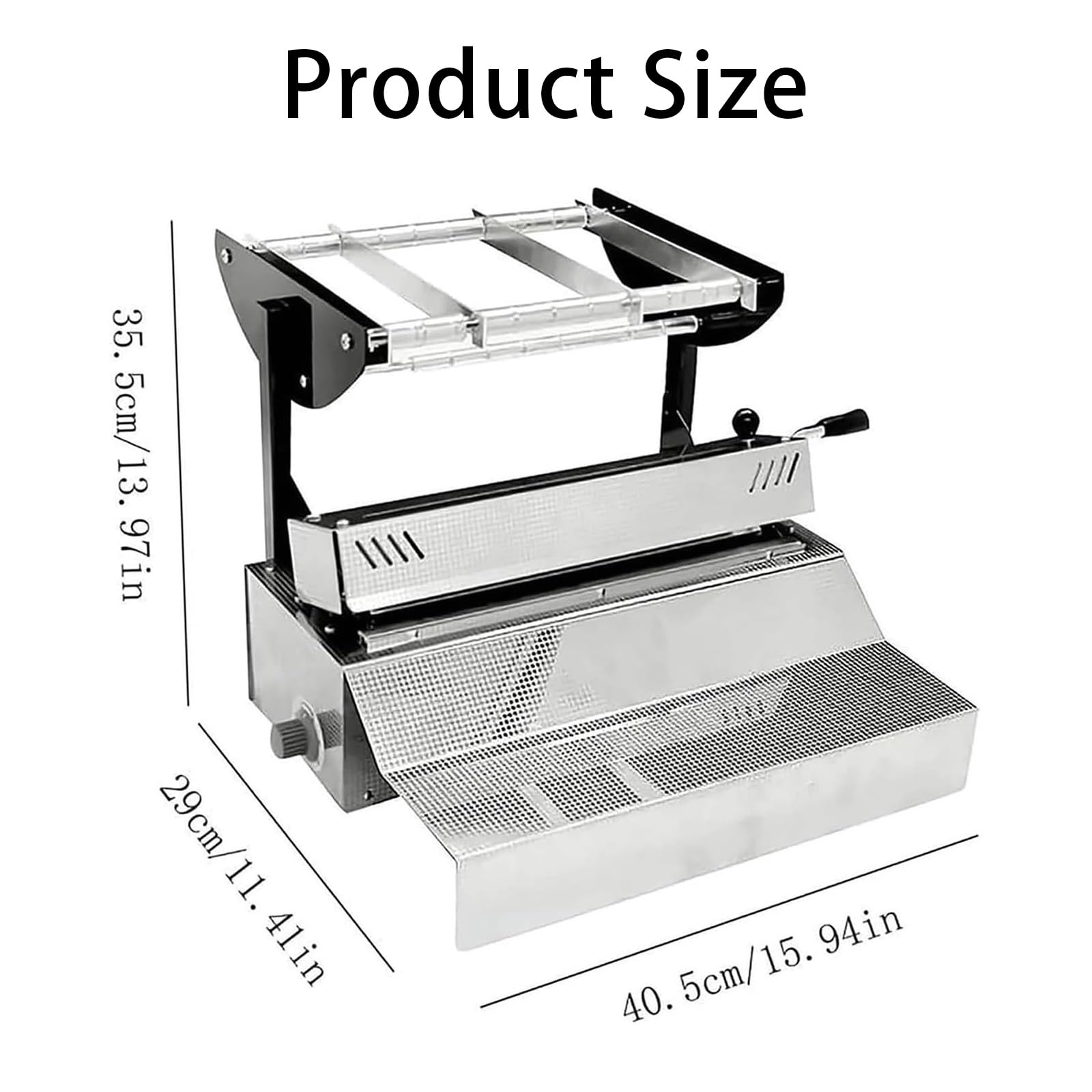 Máquina selladora de bolsas de laboratorio con temperatura ajustable, cuchillo de doble filo para esterilización en clínica y hospital