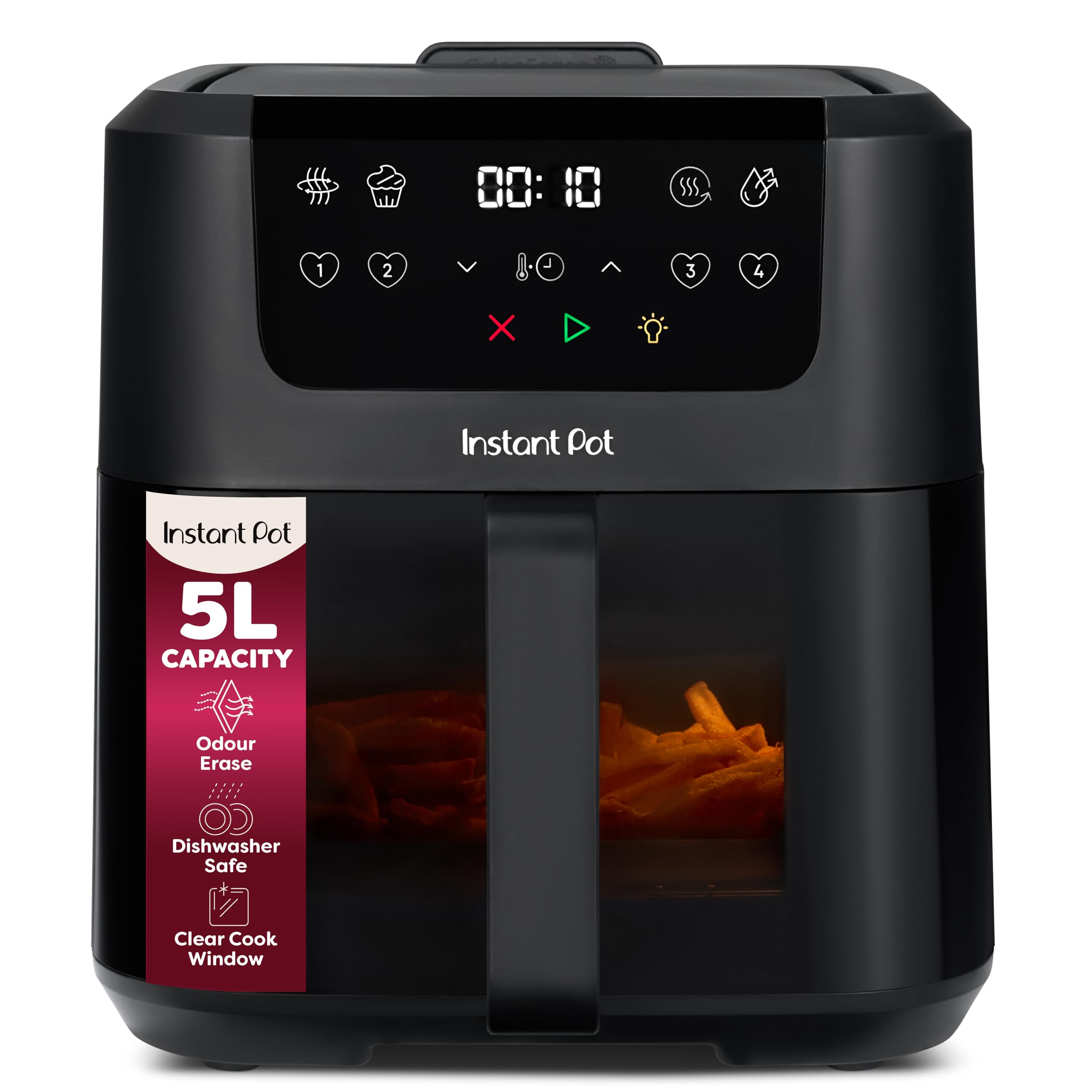 Instant Pot Vortex Compact Air Fryer - Black, Black