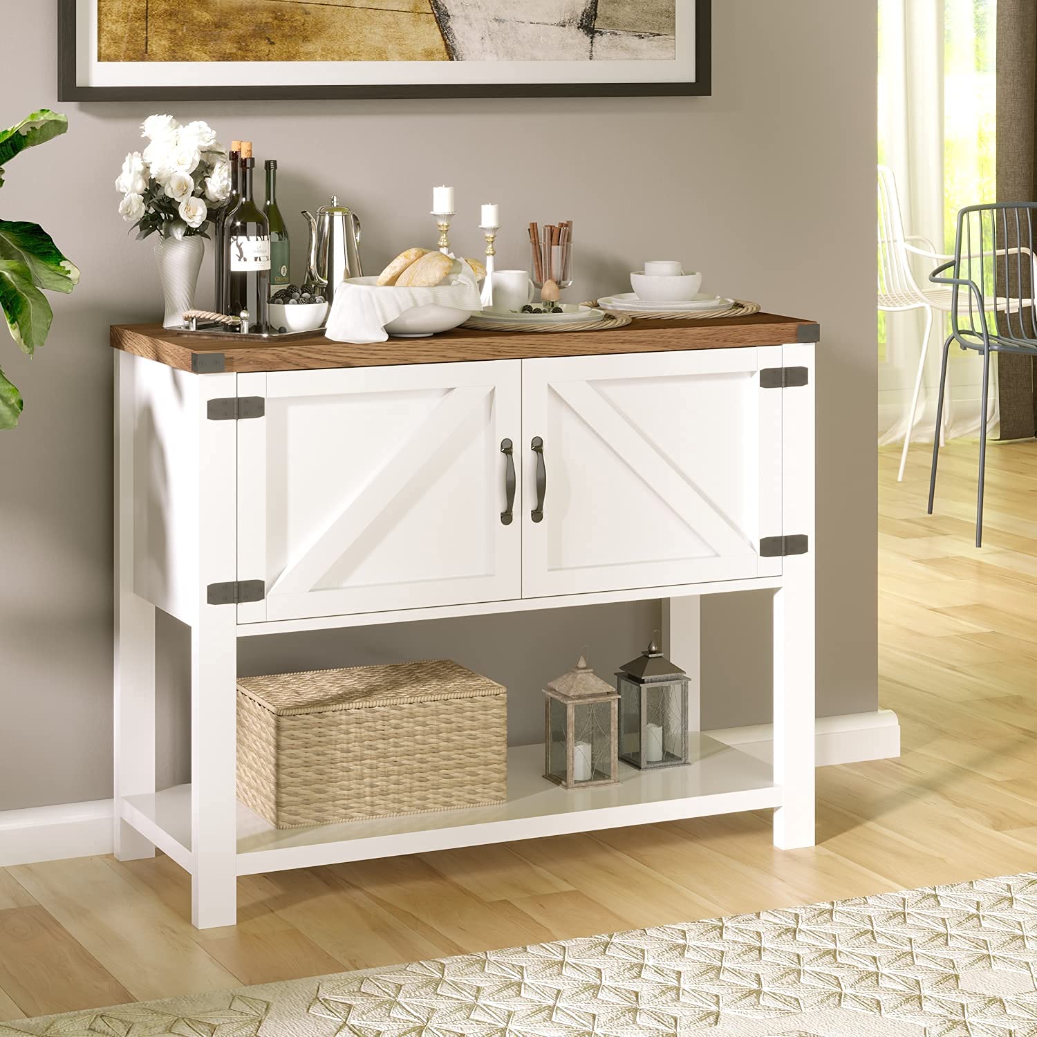 Farmhouse Buffets and Sideboards, Kitchen Buffet Storage Accent