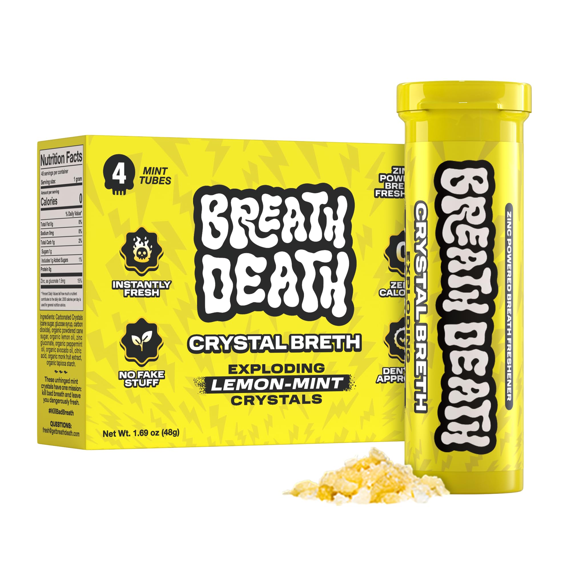 Breath Death Crystal Breth Breath Freshener Mints