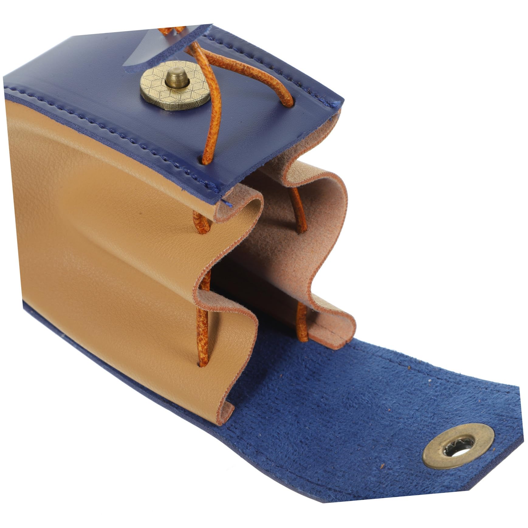TOPBATHY 5 Pièces de Rangement Bleu de Rangement de Jouets dés Portable dés Jeu Pochette Rangement Pochette de Rangement à dés résistant à l'usure étui à dés Cuir Blue