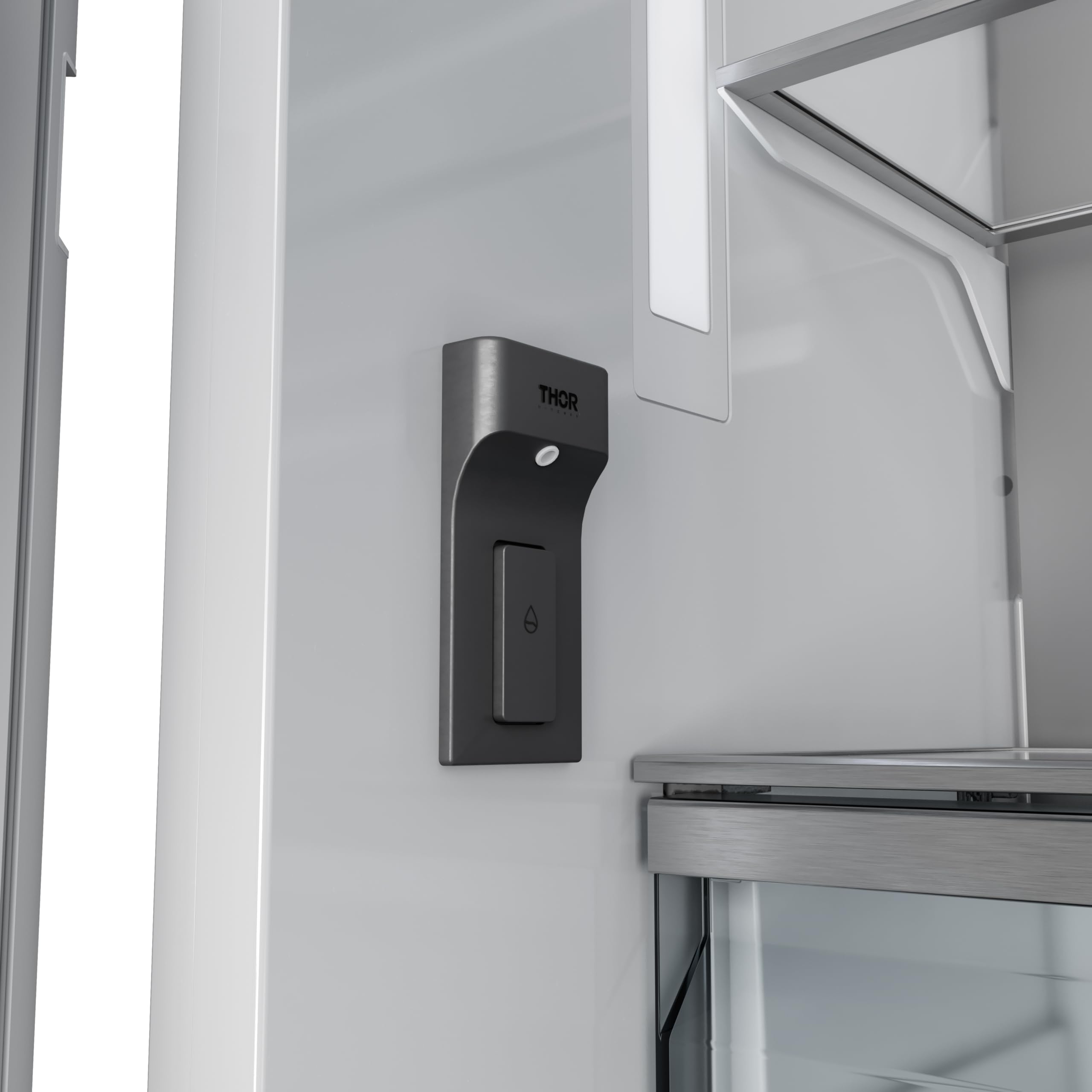 Thor Kitchen 36-Inch Frecnh Door Built-In, Panel-Ready Refrigerator - Model Xrf3619bfp on Fridge.com - View 3