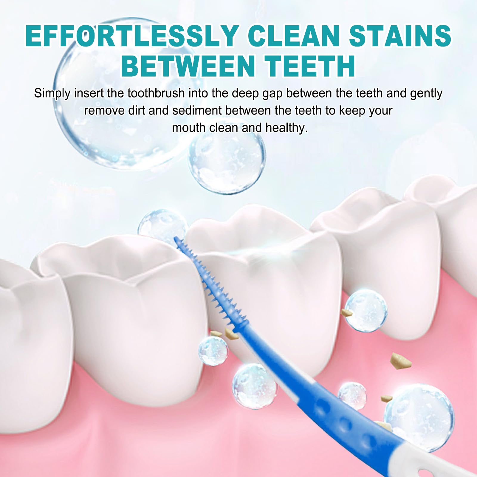 120 Pezzi Scovolini Dentali - Pulisci Denti - Spazzola Dentale Portatile Con Coperchio, Ideali Per Pulire Le Zone Difficili Da Raggiungere Dei Denti,E Sono Comodi Da Portare Con Sé