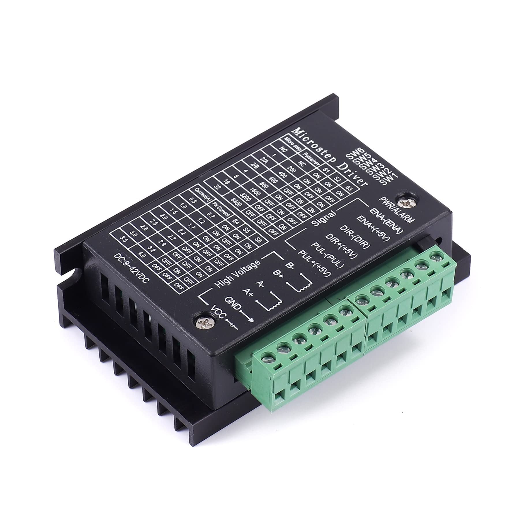 VOREAL 42/57 Controlador de Motor Paso a Paso TB6600 Versión de actualización 32 Subdivisión 4.0A 42V Pulso 3-24V Leisurely