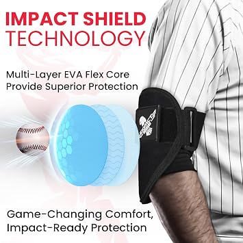 Exxact Sports Plain Protective Baseball Elbow Guard