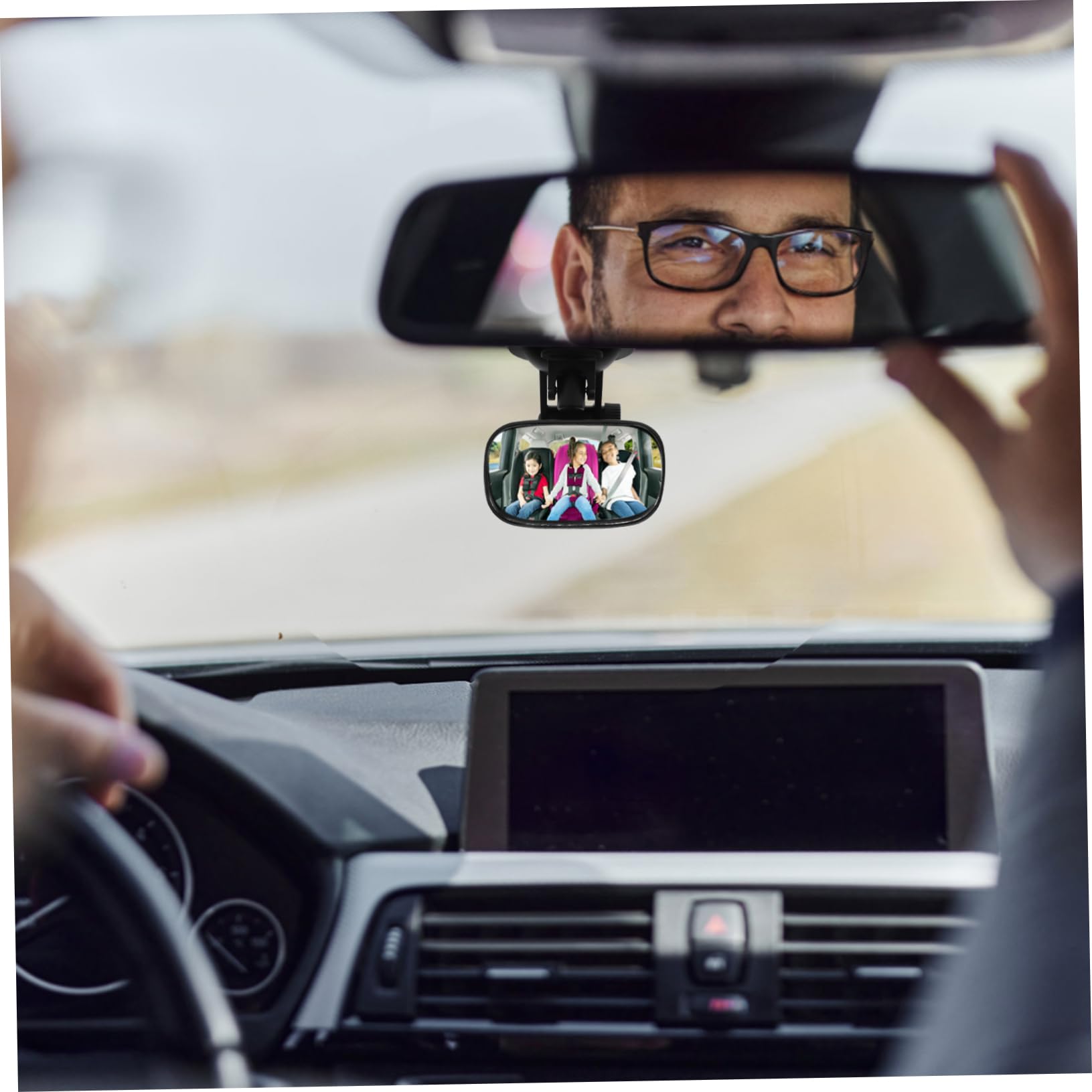 5piezas Espejo Retrovisor Para Bebés Succión Espejo Interior Para Asiento Trasero Compatible Diferentes Modelos De Coche Instalación Sencilla y Segura Visión Clara Para