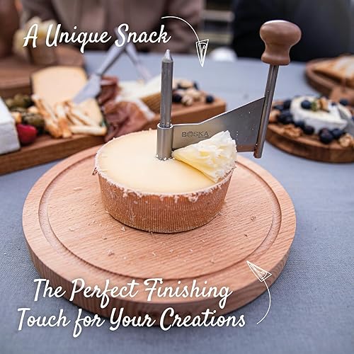 Miniatura 4 de BOSKA Cheese Curler Amigo - The Original with 10-year Warranty - Cheese Wheel for i.a. Tete de Moine, Girolle & Chocolate - Cheese Shaver made of