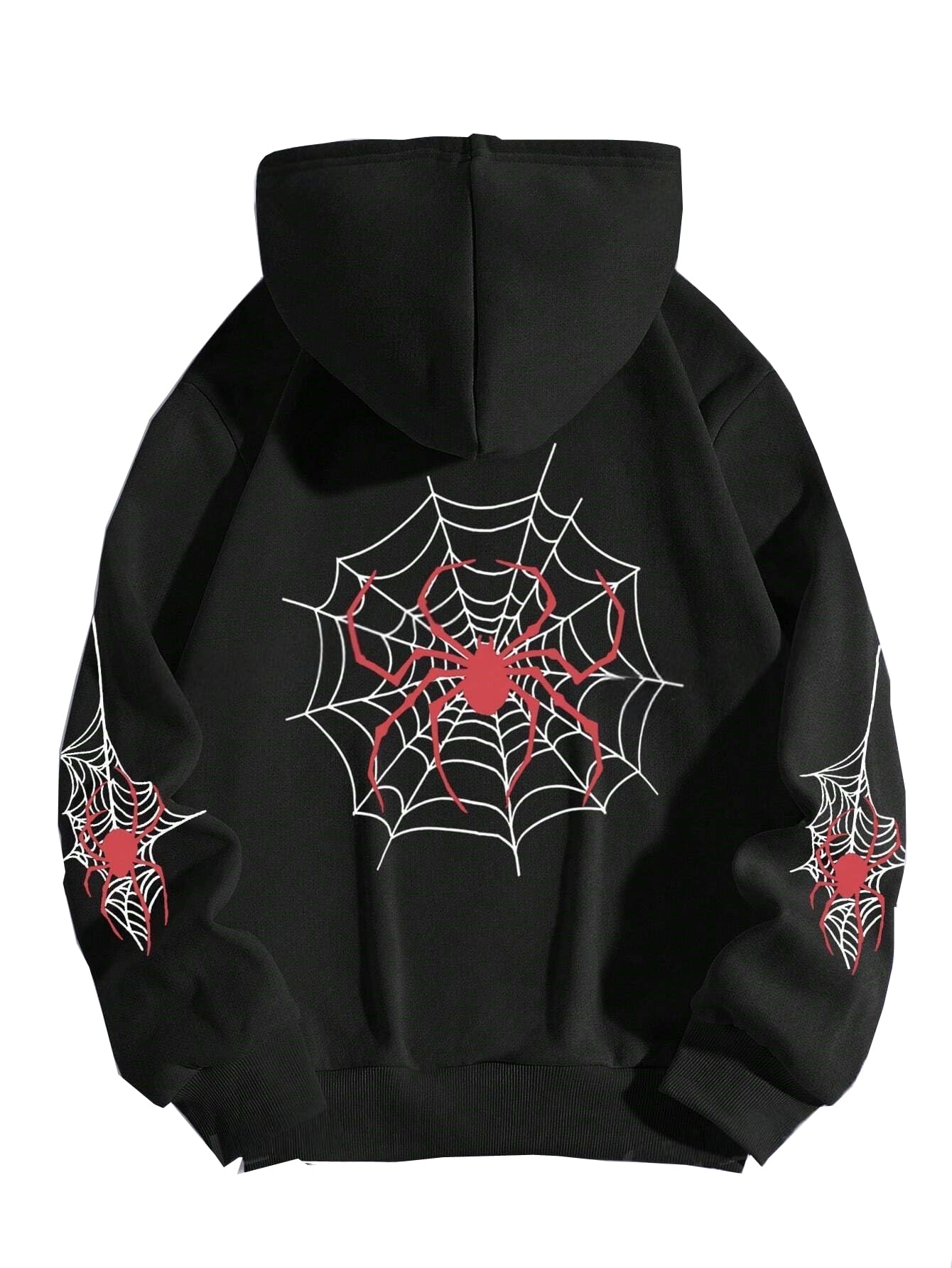 SXV 'Spider Trap’ Printed Cool Aesthetic Sweatshirt Hoodie