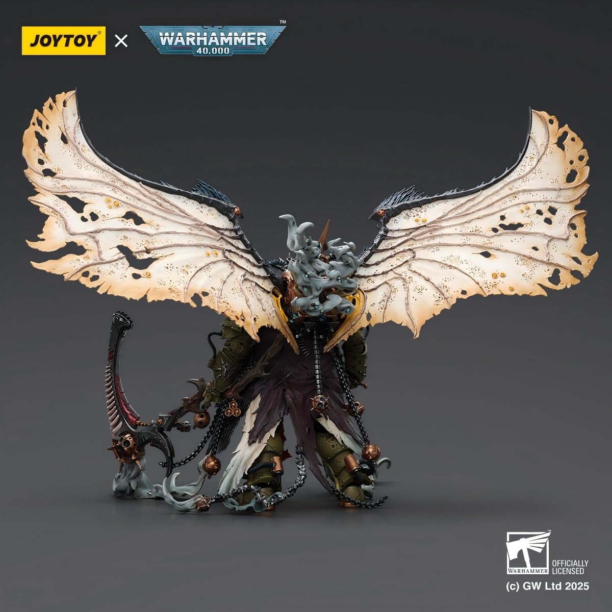 JOYTOY Warhammer 40K 1/18 Action Figure Mortarion，Daemon Primarch
