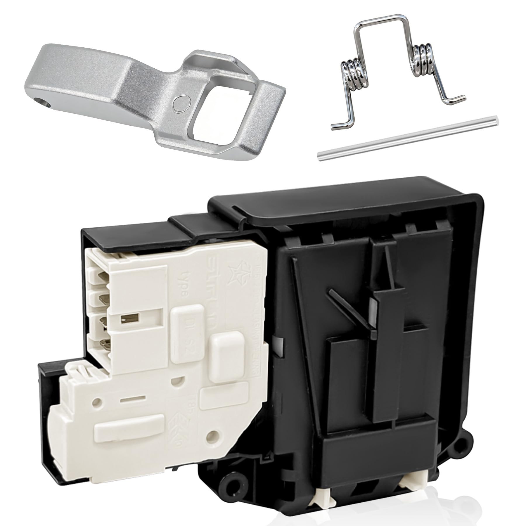 Photo 1 of ***MISSING PIECES -SELLING AS IS *** BigHead EBF61315802 Washer Door Lock Switch & MFG63099101 Washer Door Lock Strike Assembly Compatible with LG Kenmore Washing Replaces WM3670HVA WM3770HVA WM8000HVA WM4000HWA WM3600HVA