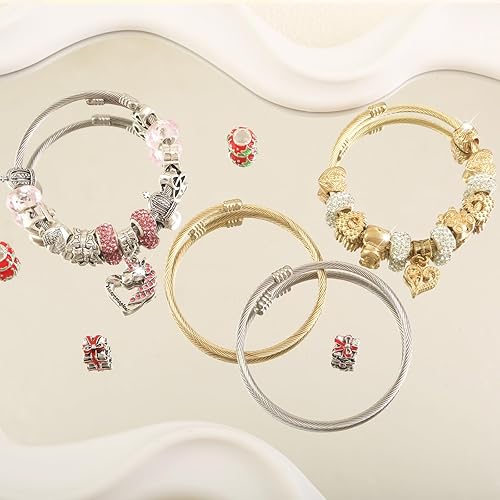 Vista 37 de 20 pulseras con dije de serpiente, pulseras de plata ajustables de 0.157 pulgadas (0.157 in), pulsera de serpiente de la amistad, pulsera de cadena