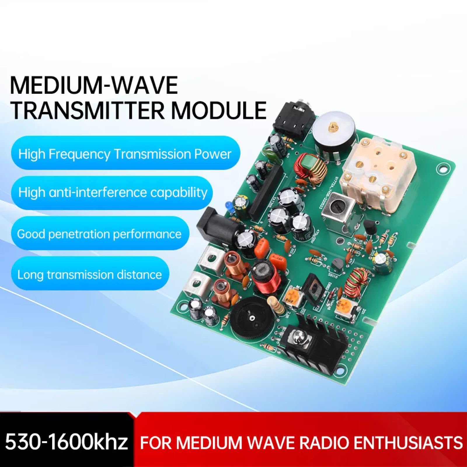 DIY Radio Transmitter Experimental Micropower Medium Wave Module