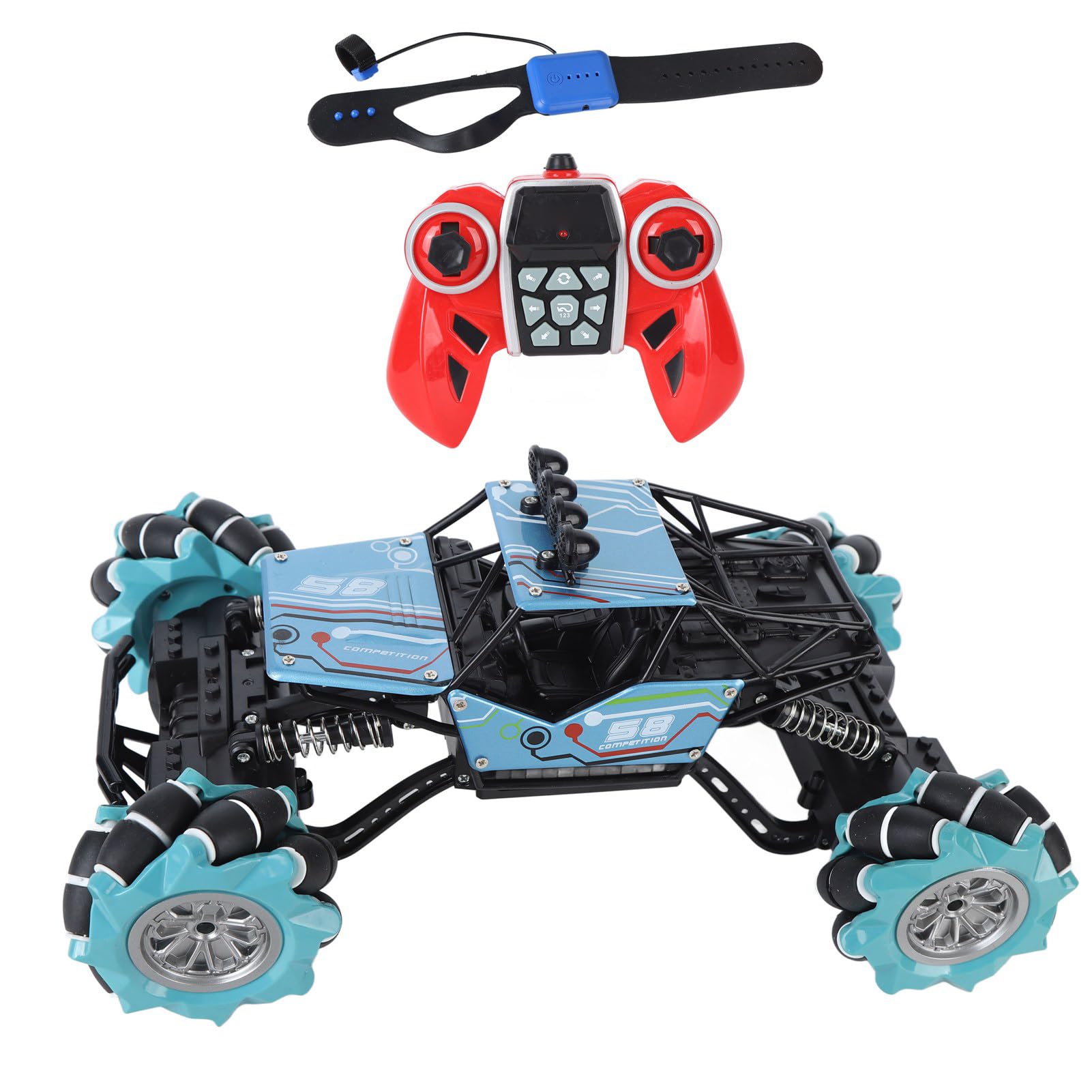 Alomejor Voiture Télécommandée à Capteur Gestuel, Voiture RC Drift 360