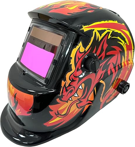 Miniatura 8 de Casco de soldadura con energía solar, oscurecimiento automático con rango de sombra ajustable 49-13 para máscara de soldador de arco Mig Tig
