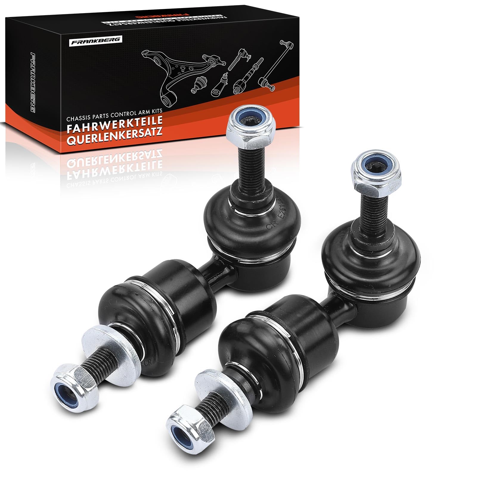 Frankberg 2x Biellette Barre Stab Essieu Arrière Compatible avec Focus II 1.4L-2.5L 2004-2012 Focus II Break DA DS FFS 1.6L-2.0L 2004-2012 3 BL 1.6L-2.2L 2008-2017 Remplacer# 3M515C486BD