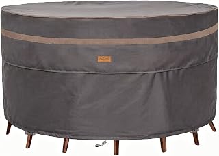 Round Patio Table Cover Outdoor Furniture Waterproof 76" Dia