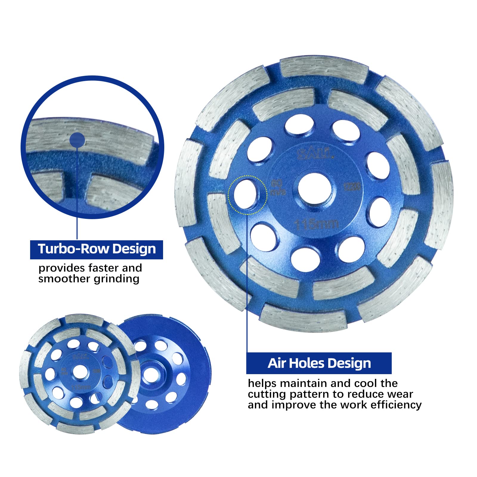 SALI Diamond Grinding Wheels - Coating Removal -3