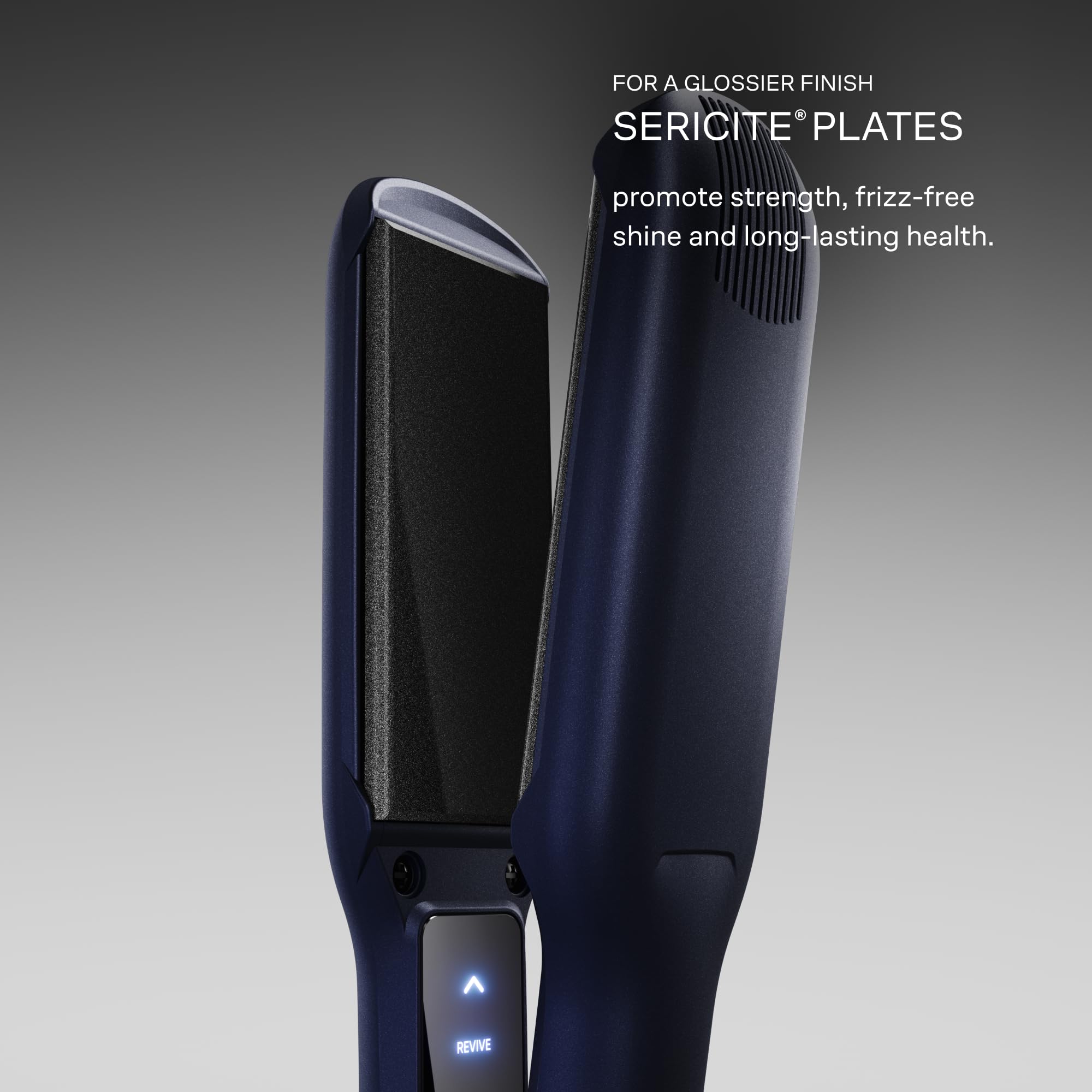 Cloud Nine Wide Iron, Piastra Larga Professionale per Capelli Spessi, Blu | 11 temperature 100-200°C, Revive Mode, piastre larghe in ceramica, anti-crespo, capelli lunghi, styling rapido, capelli lisci
