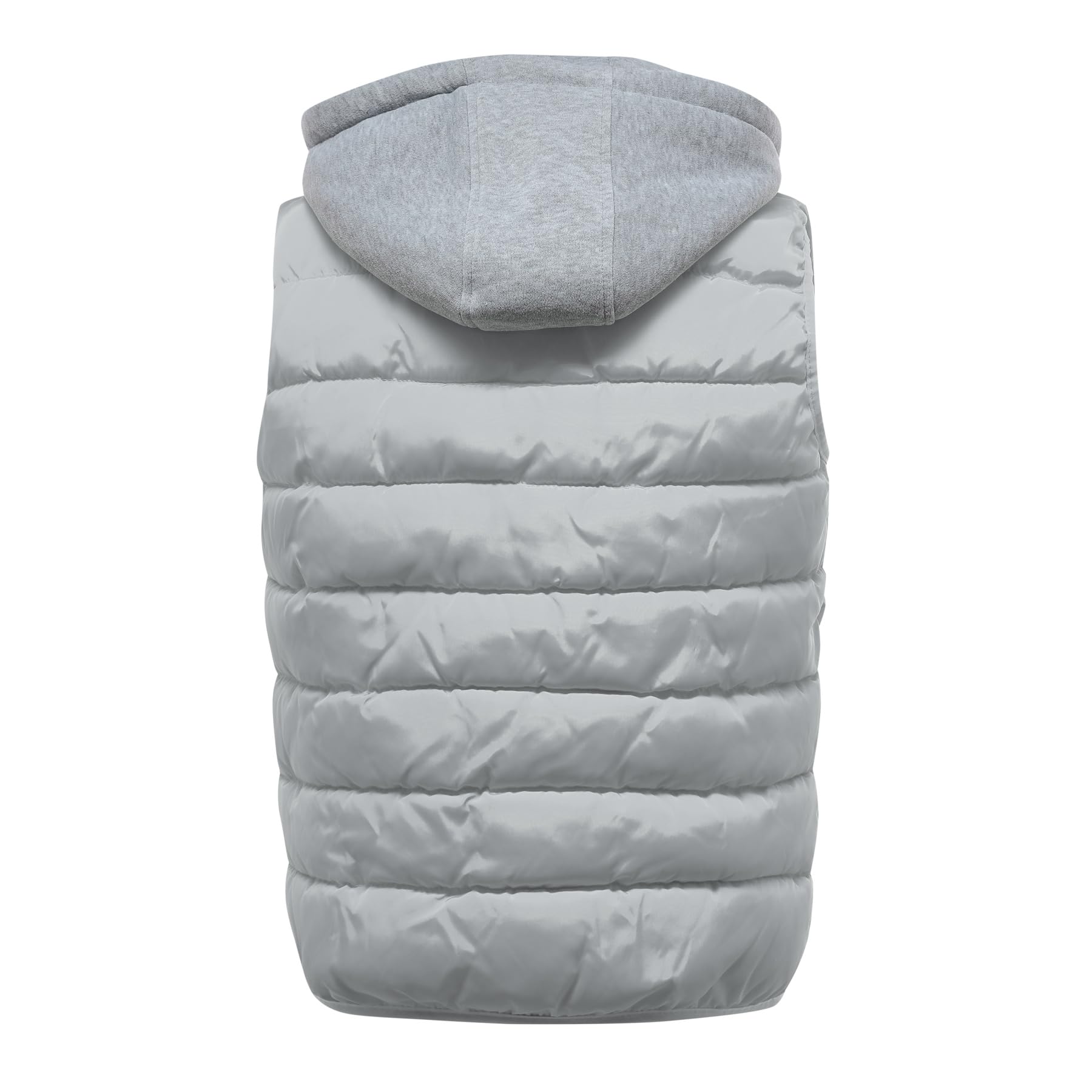 YOUTHUP Gilet da Uomo Trapuntato Scaldamuscoli Giacca Leggera Senza Maniche con Cappuccio Gilet da Esterno