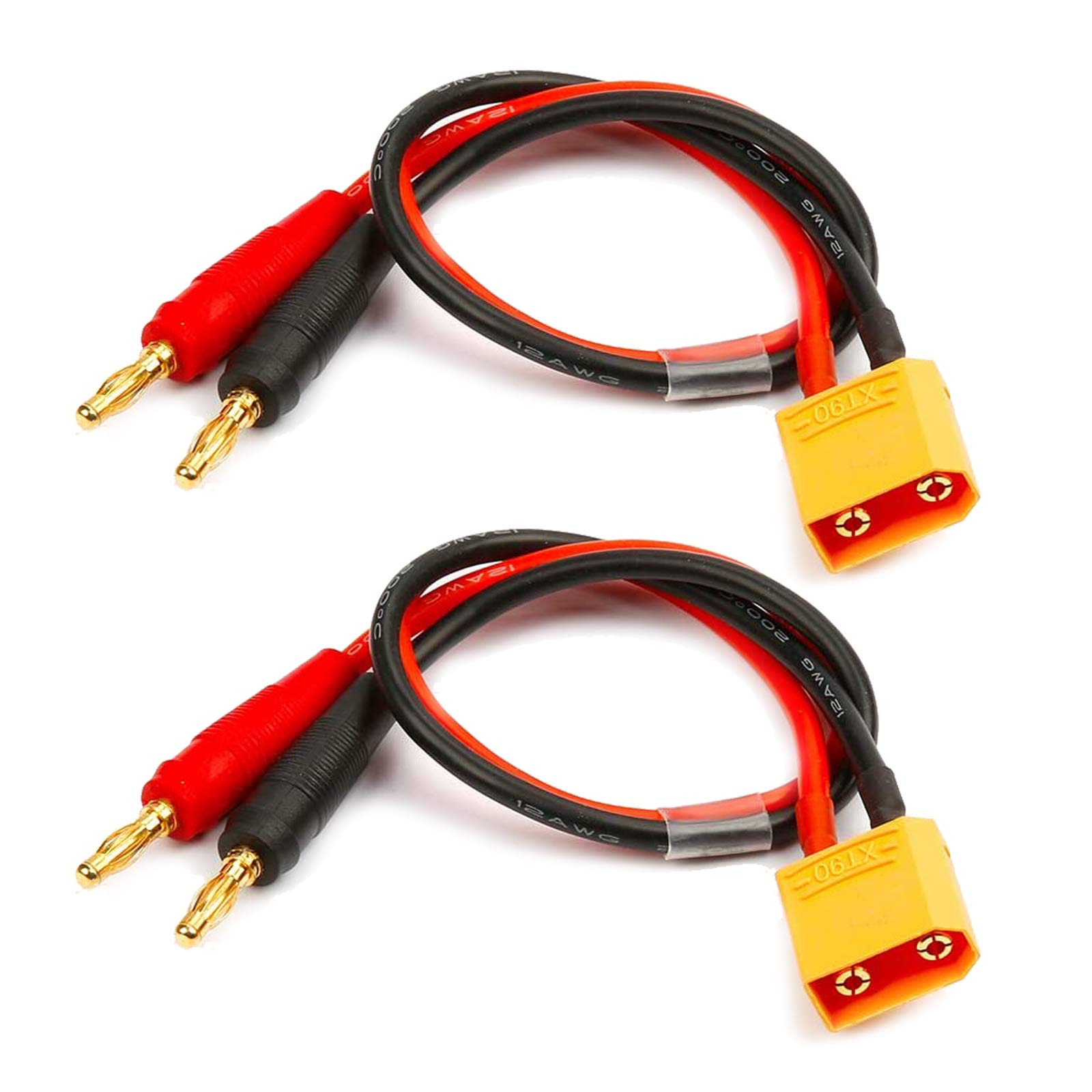 Câble de charge XT90 vers fiches banane 4,0 mm, 14AWG, fil silicone 15 cm, pour batterie Lipo RC IMAX B6 B6AC (1/5 pièces) 26 Câble de charge XT90 vers fiches banane 4,0 mm, 14AWG, fil silicone 15 cm, pour batterie Lipo RC IMAX B6 B6AC (1/5 pièces) 26