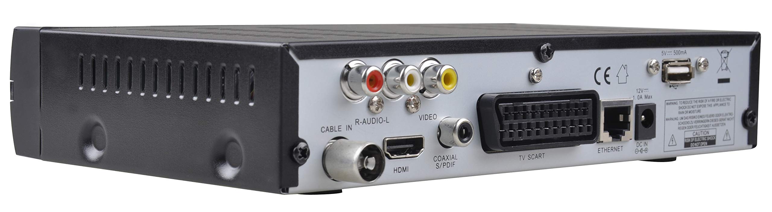 Univers U5150HD Digitaler Kabelreceiver Full HD, HDMI, Scart,USB 2.0, RJ45 Netzwerk 45050 Schwarz