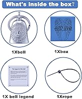 Vista 2 de Motorcycle Viking Bell - Motorcycle Angel Bell for Men and Women, Motorcycle Accessories