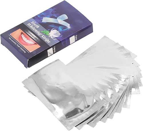 MOSU Tiras dentales para dientes que iluminan los dientes eliminan las manchas de humo tiras desechables de glicerol mentol tiras blanqueadoras