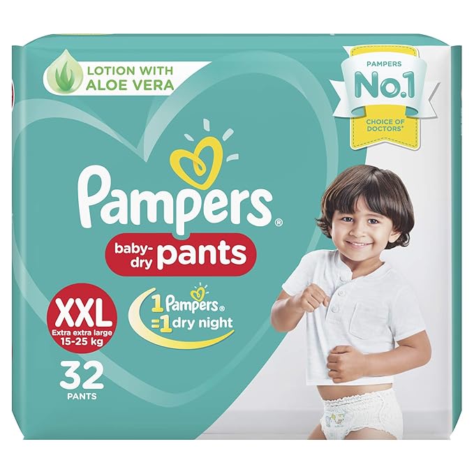 Pampers New Diapers Pants, XX-Large (32 Count)