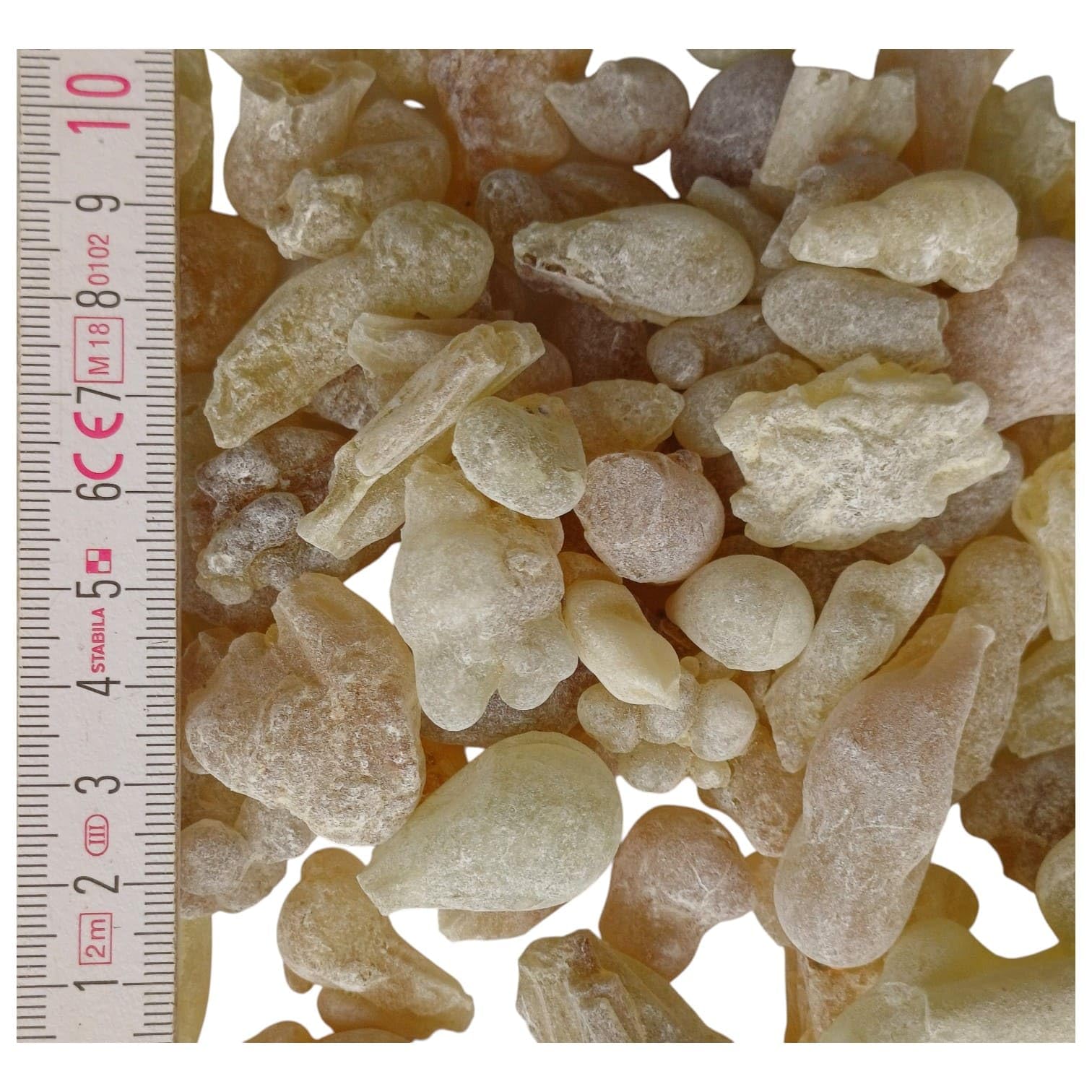 Superior Hojari - Incenso Oman 2° grado, Boswellia Sacra 1° scelta, grandi pezzi naturali biancastri, argento per affumicare, incenso premium (250 g)