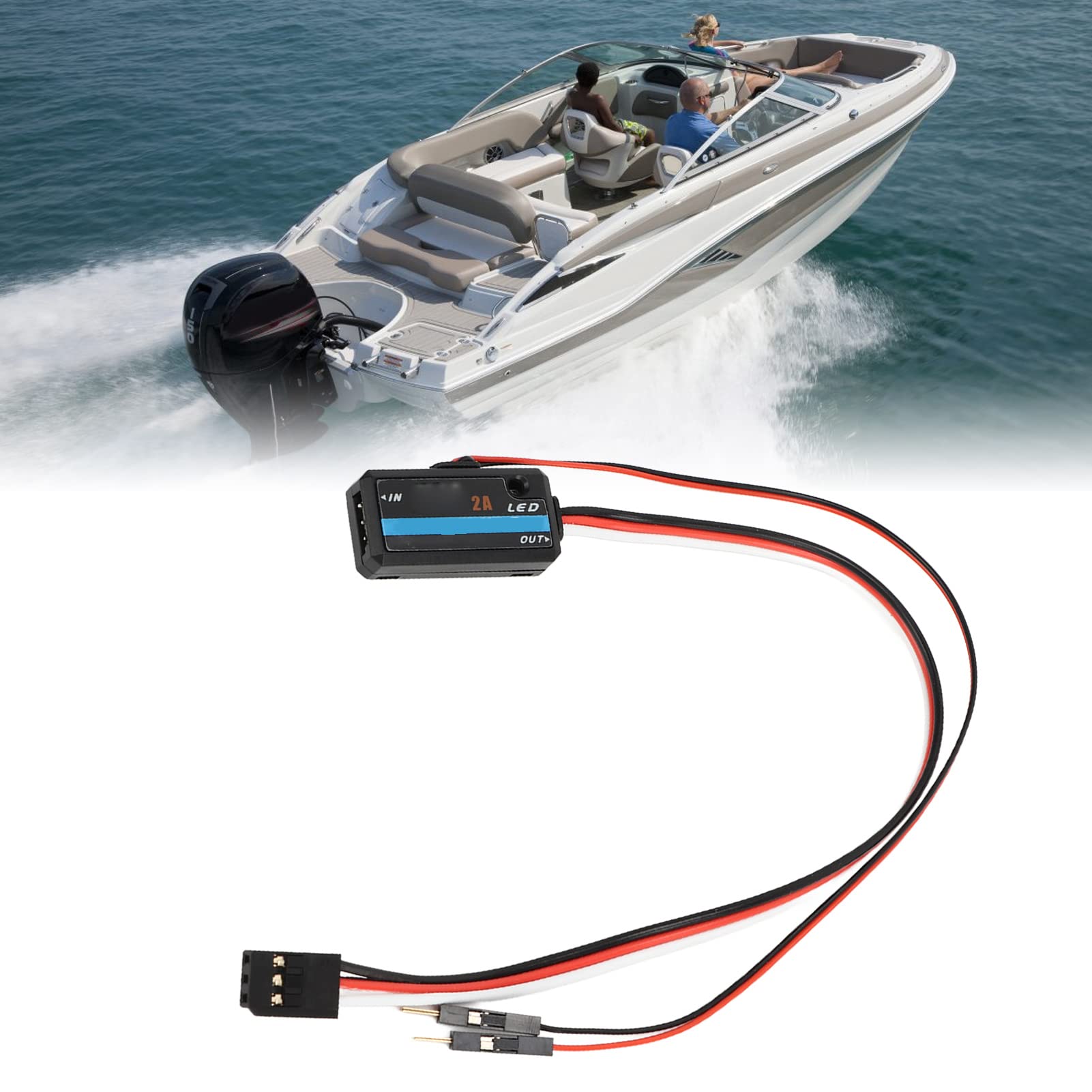 FS CVT01 Spannungserfassungsmodul Langlebiges Telemetriedatenmodul Leichtes Spannungswandlermodul Autos Flugzeuge Boote